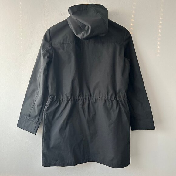 J. Crew Black Utility Rain Jacket Women's Size XXS NWOT - Picture 4 of 6